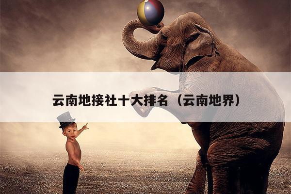 云南地接社十大排名（云南地界）