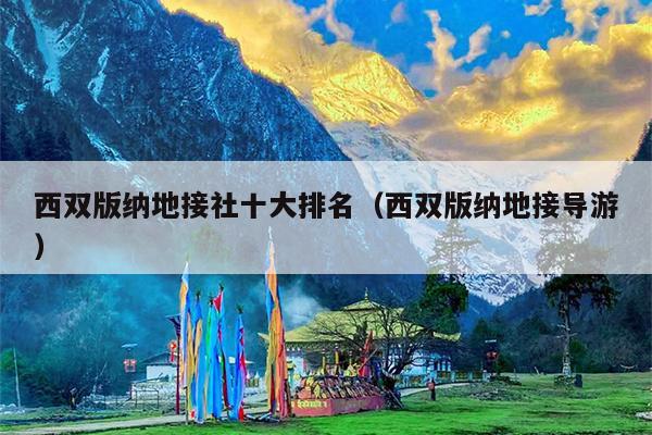 西双版纳地接社十大排名（西双版纳地接导游）