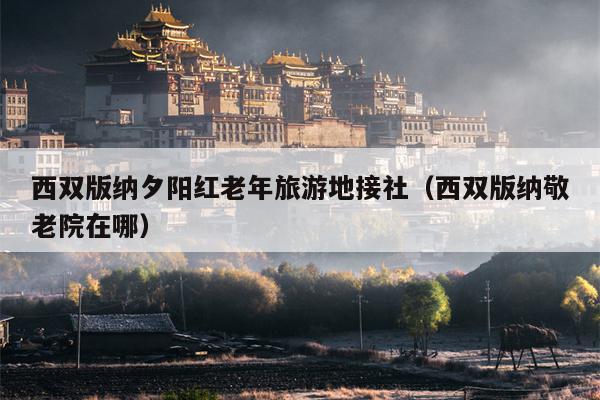 西双版纳夕阳红老年旅游地接社（西双版纳敬老院在哪）