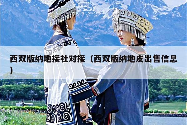 西双版纳地接社对接（西双版纳地皮出售信息）