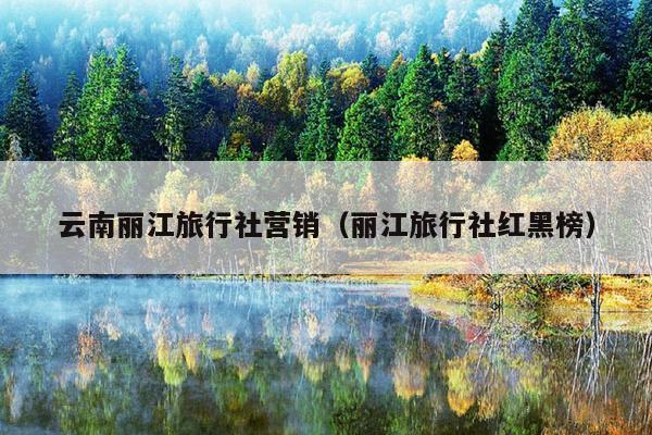 云南丽江旅行社营销（丽江旅行社红黑榜）