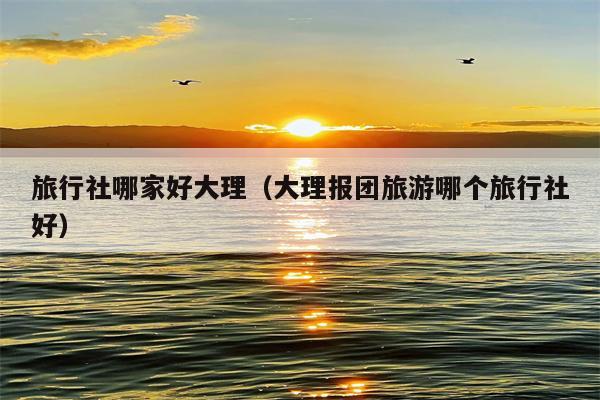 旅行社哪家好大理（大理报团旅游哪个旅行社好）
